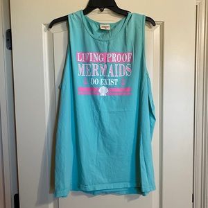 Fun mermaid tank top/ beach coverup